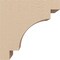 Ekena Millwork 2"W x 4"D x 4"H Classic Mediterranean Rough Cedar Woodgrain TimberThane Corbel, Primed Tan CORUR02X04X04MEDRCPR - alternate 6